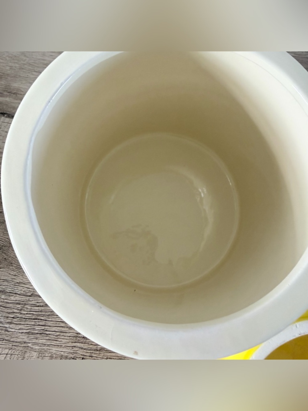 Vintage Holiday Designs Yellow Flowers CeramicGlazed Canister Yellow Lid Retro - Picture 10 of 11
